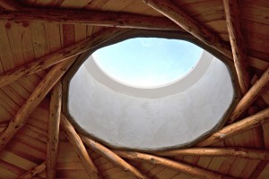 Strohballenhaus Reziprokes Dach