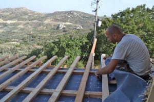 straw bale house Greece - Christos Choraitis