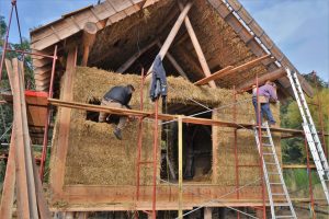 straw bale house belgium genk strohnatur