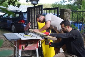 Straw Bale Wrapping in Plank