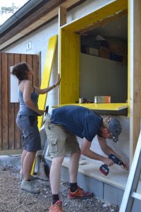 Straw Bale Wrapping in Plank