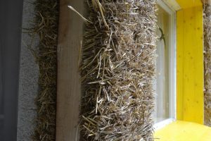 Straw Bale Wrapping in Plank