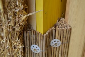 Straw Bale Wrapping in Plank