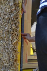 Straw Bale Wrapping in Plank