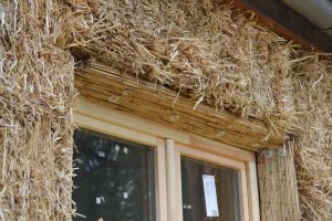 Straw Bale Wrapping in Plank