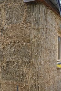 Straw Bale Wrapping in Plank