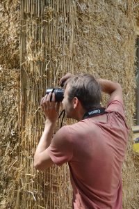 Straw Bale Wrapping in Plank