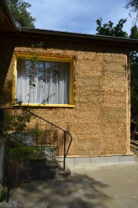 Straw Bale Wrapping in Plank