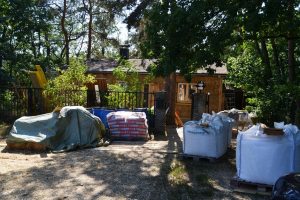 Straw Bale Wrapping in Plank