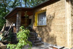 Straw Bale Wrapping in Plank