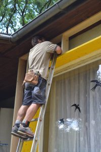 Straw Bale Wrapping in Plank