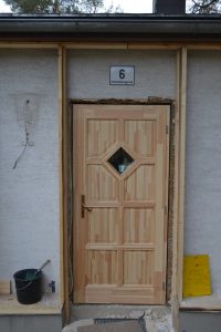 Straw Bale Wrapping in Plank