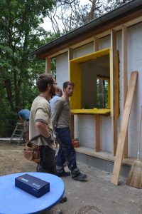 Straw Bale Wrapping in Plank