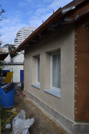 strohballen-Wrapping in Wien